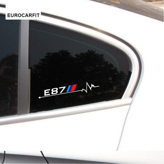 BMW 2pcs Car Model Name Windows Sticker for BMW E30 E34 E36 E39 E46 E60
