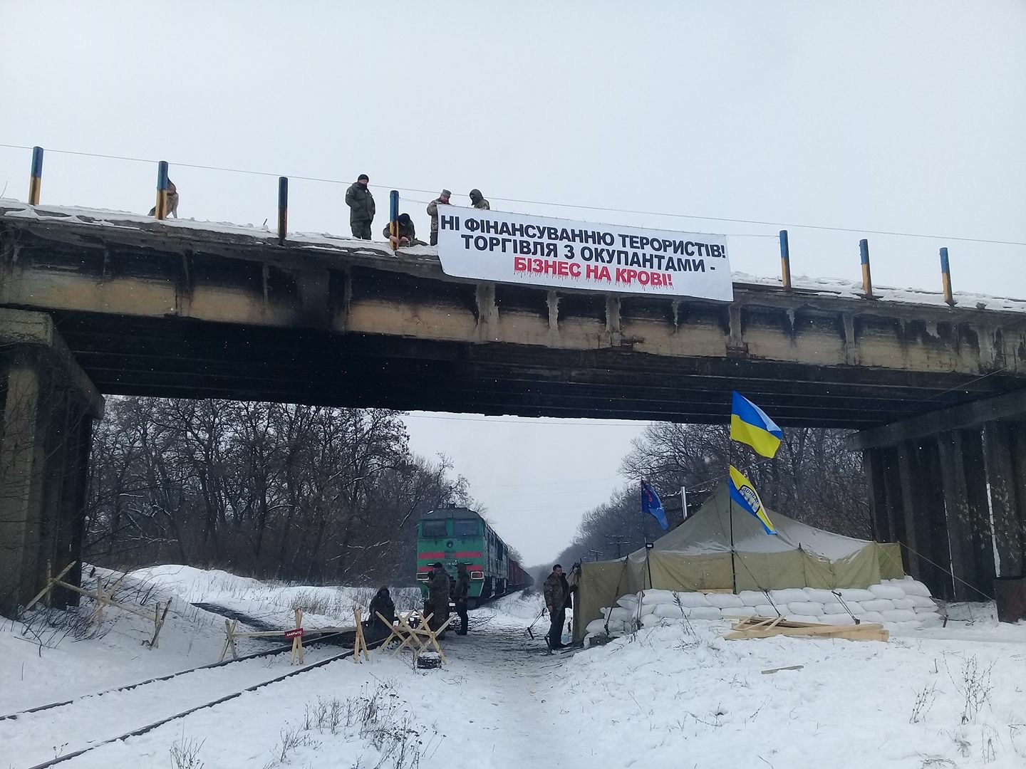 Ukrainian blockade of occupied Donbas to hit law