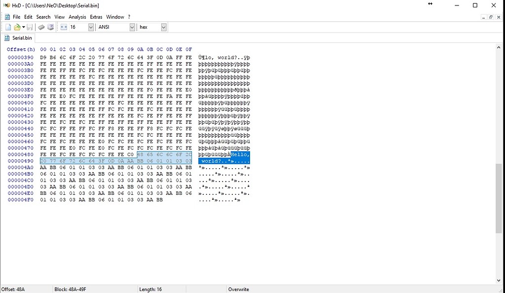 Serial.write 0x00 Programming Questions Arduino Forum