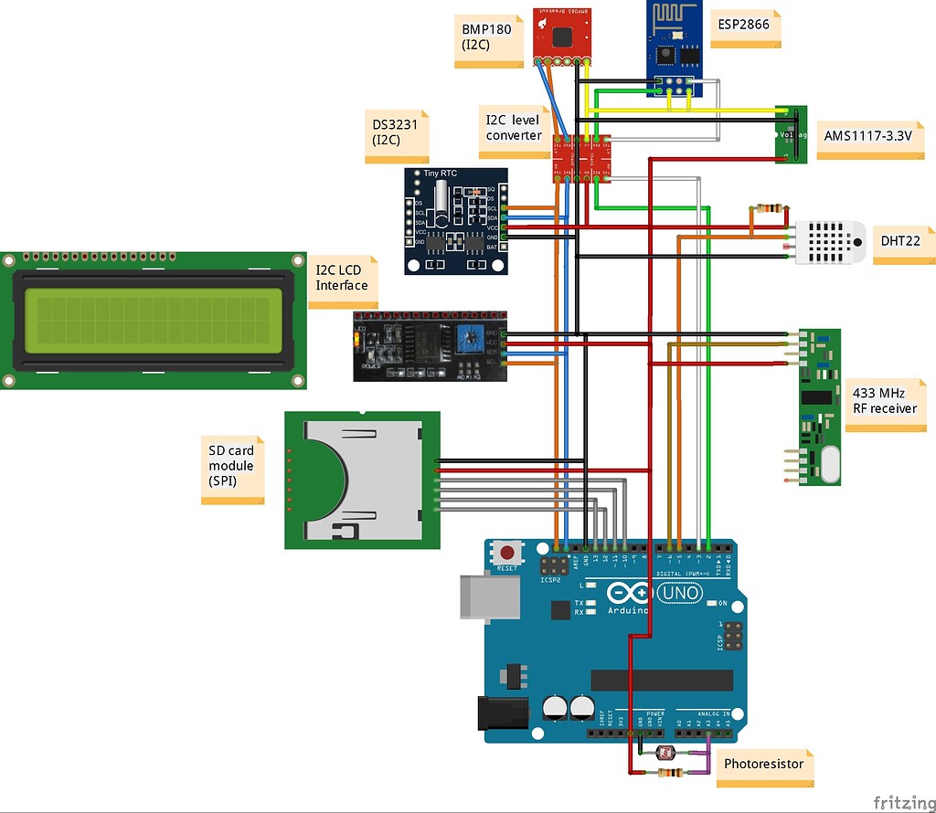 Schematics of a weather station Project Guidance Arduino Forum