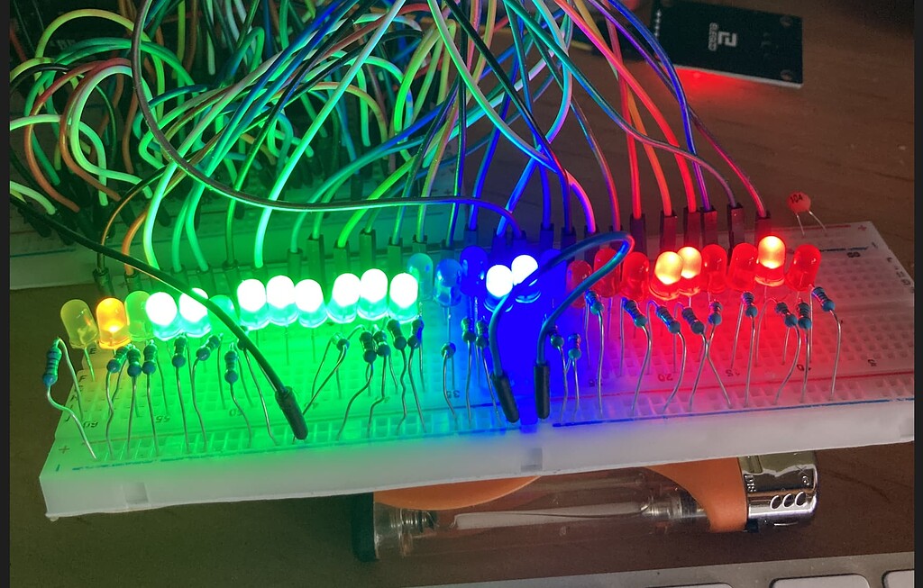 Dim LED on 74HC595 by setting OEPin via PWM? Project Guidance