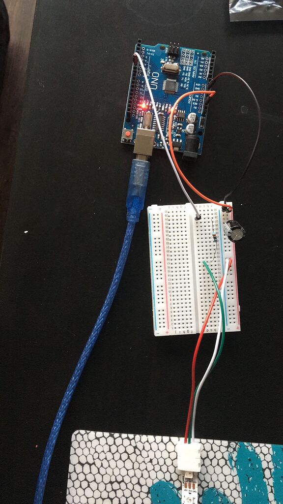 WS2812B LED not working with Arduino Programming Questions Arduino Forum