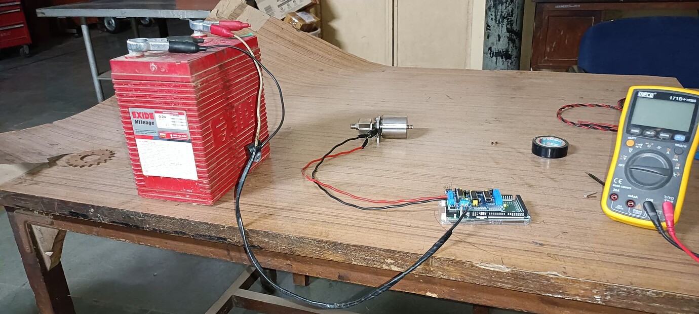 GDI Injector actuation using Arduino Atmega and Motos Shield Combo