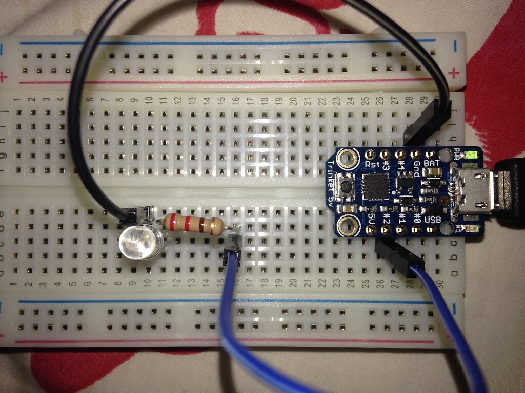 [SOLVED] Adafruit Trinket 5V LED Blink Not Working Microcontrollers