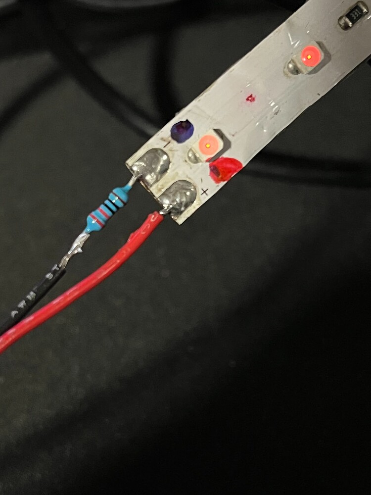 Dim single color LED strip not working at max brightness General