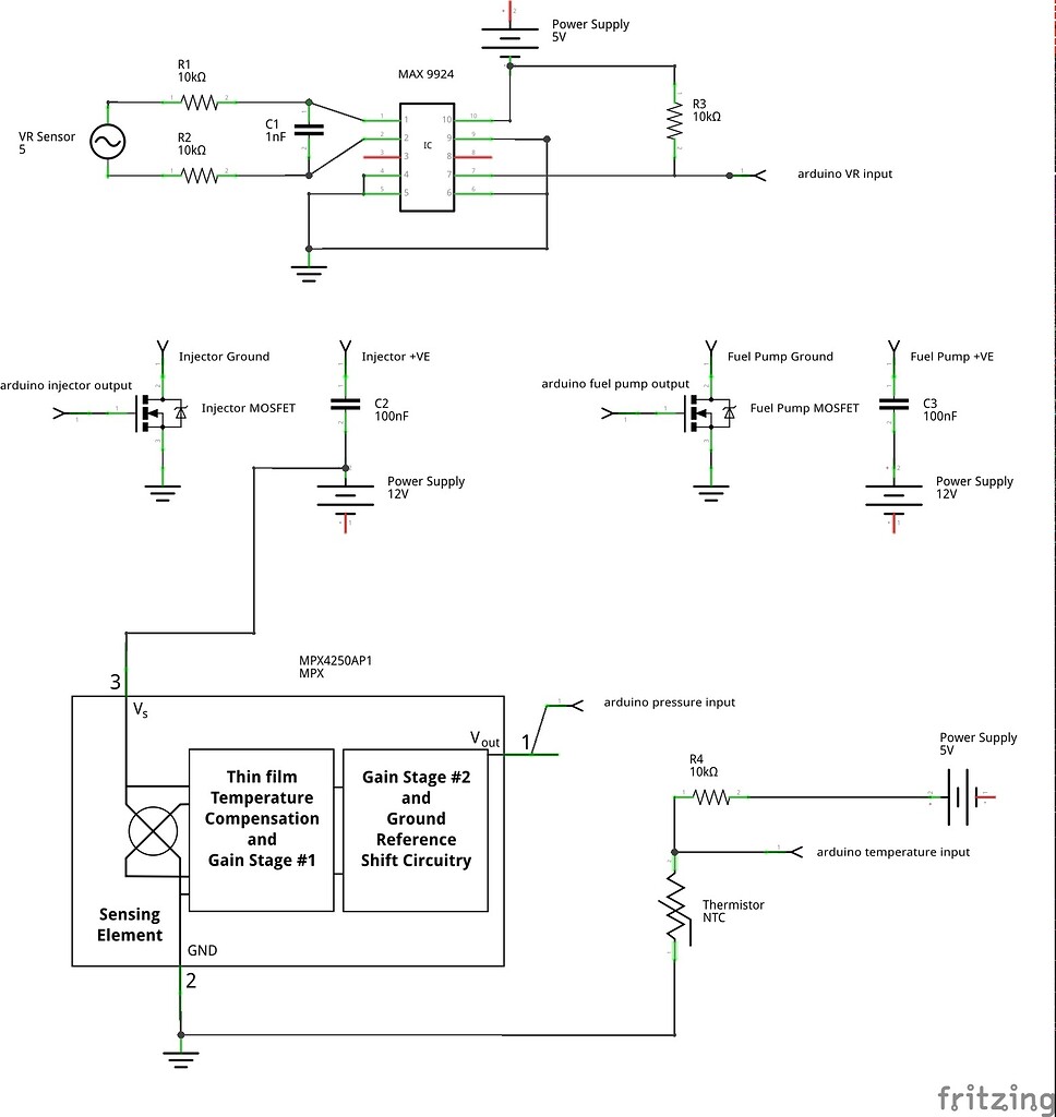 Basic Quad Bike ECU MAP and VR Sensor Based Project Guidance
