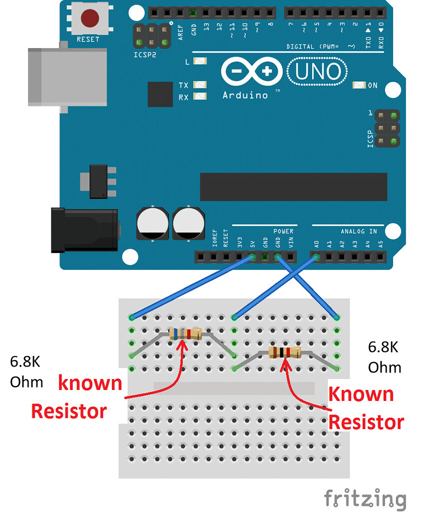Incorrect analog read from voltage divider on Arduino Uno vs. ESP32