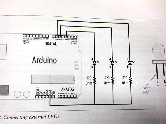 Simple LED blik not working LEDs and Multiplexing Arduino Forum