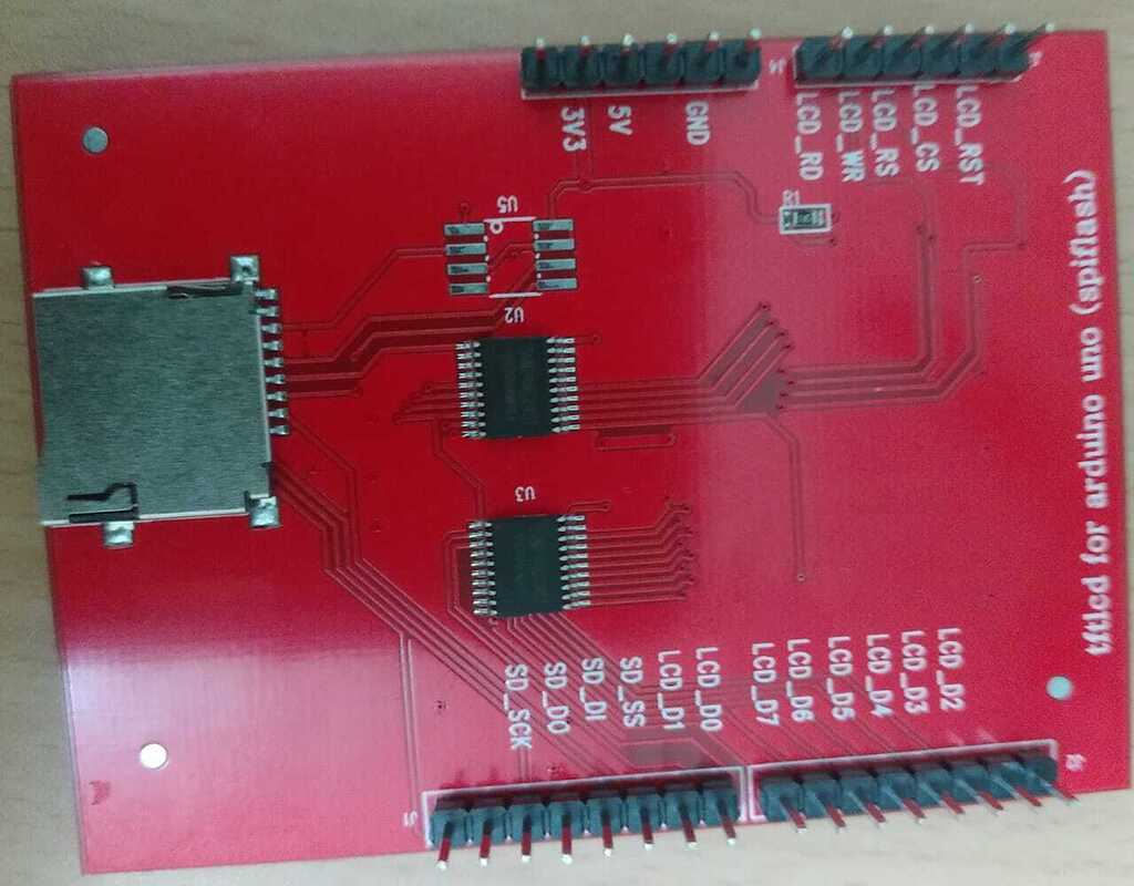 Mcufriend 2. 4 TFT Display interfacing with Arduino Uno Displays