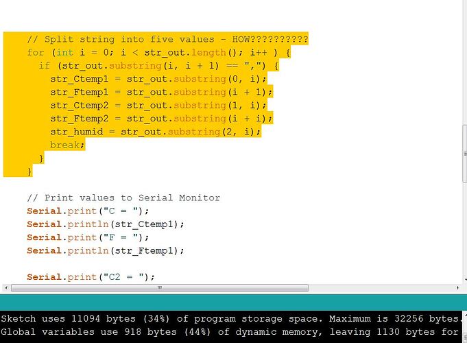 How does one split a string into more than only 2 values? Programming