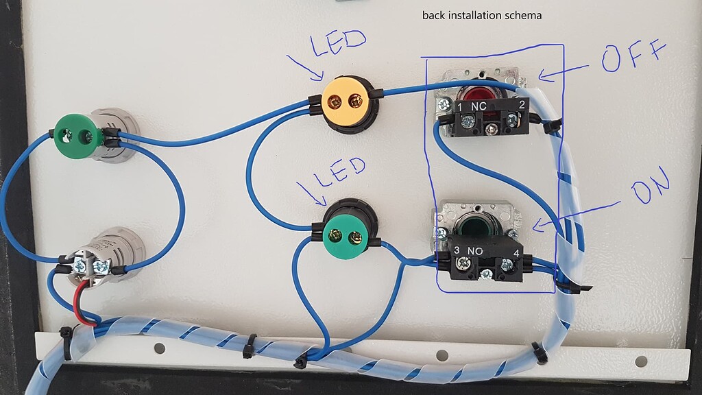 Push button no nc arduino relay Motors, Mechanics, Power and CNC
