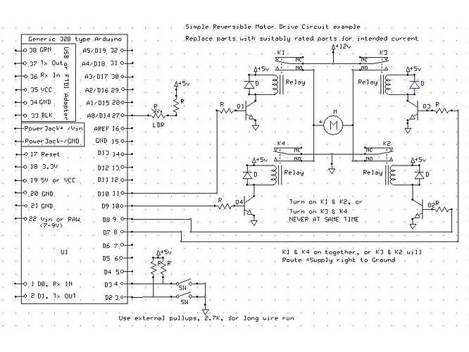 Light sensor to control DC motor Motors, Mechanics, Power and CNC