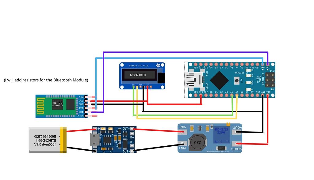 Trying to power Arduino Nano/Pro Micro off of a LiPo Battery Project