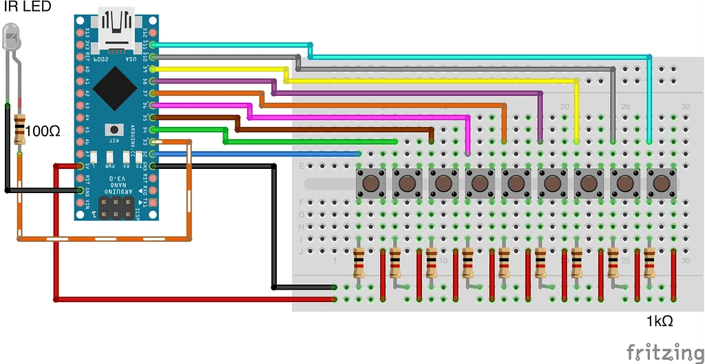 IR transmitter not working with Arduino nano Programming Questions