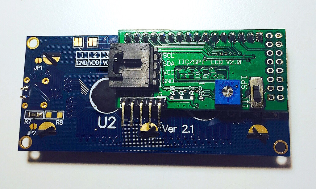 Troubleshooting 16x2 LCD Display with I2C Interface Displays