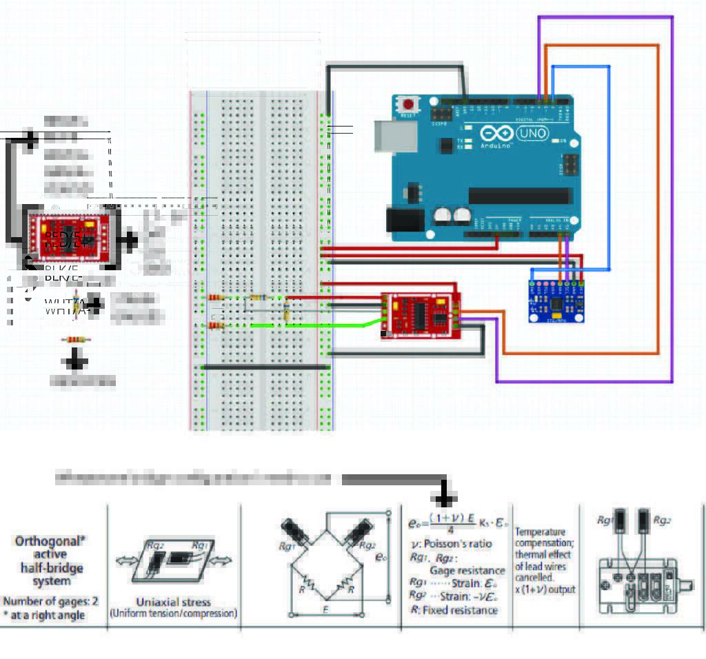 STRAIN GAUGES AND ACCELEROMETER Sensors Arduino Forum