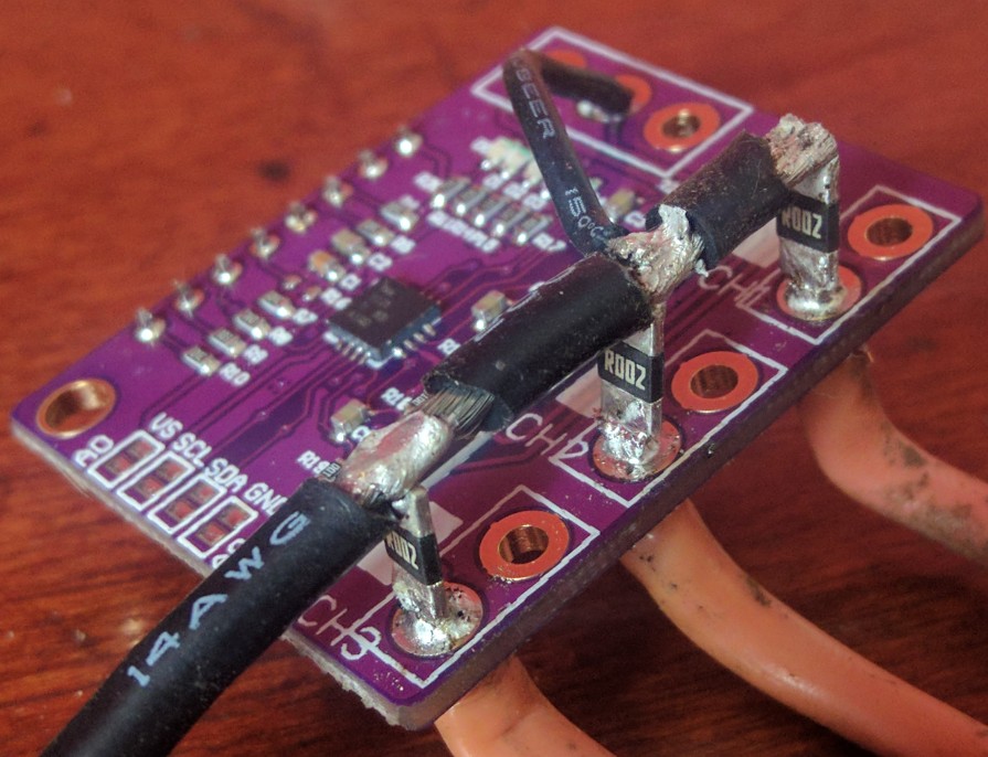INA3221 as 3x lowside current sensor (no voltage) [SOLVED] Sensors