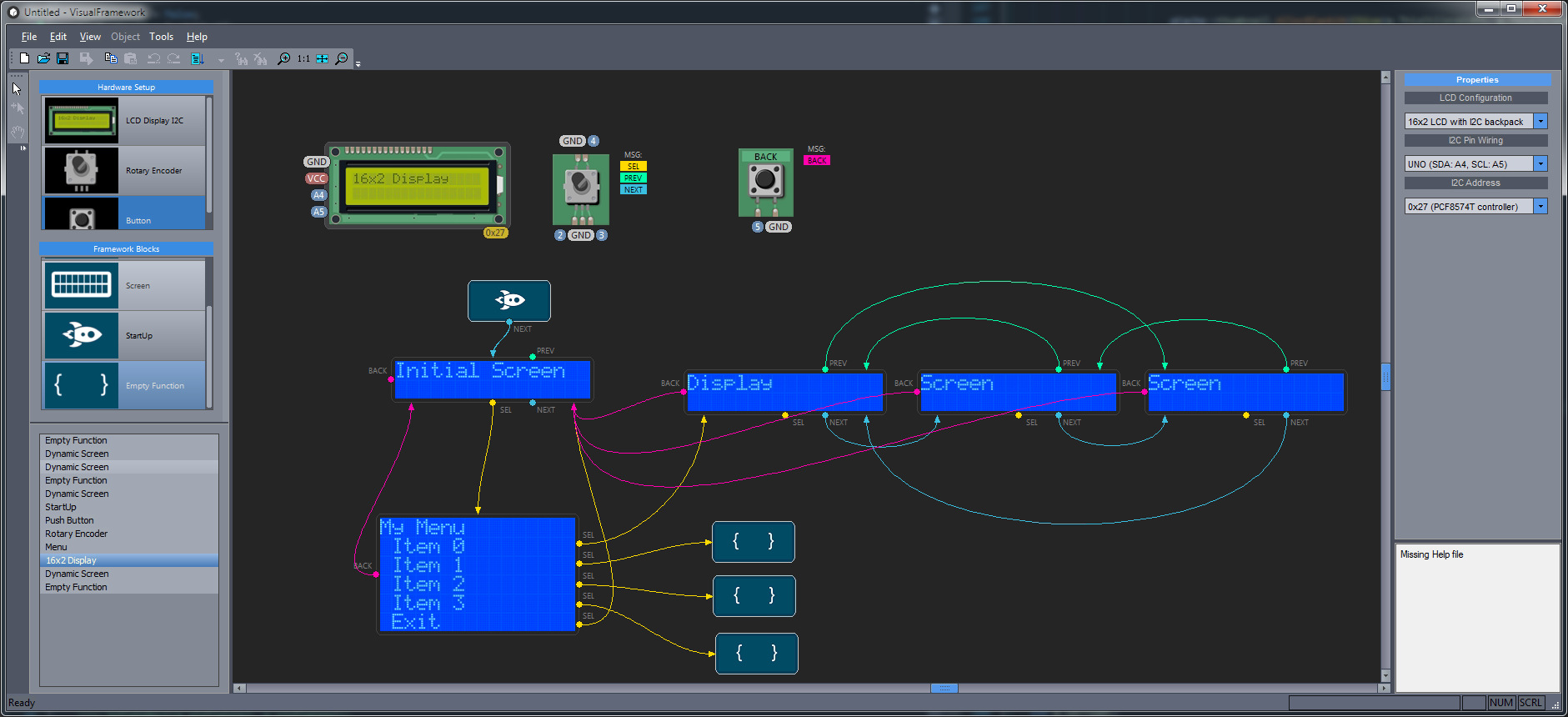 Visual Framework GUI for Arduino, WIP Libraries Arduino Forum