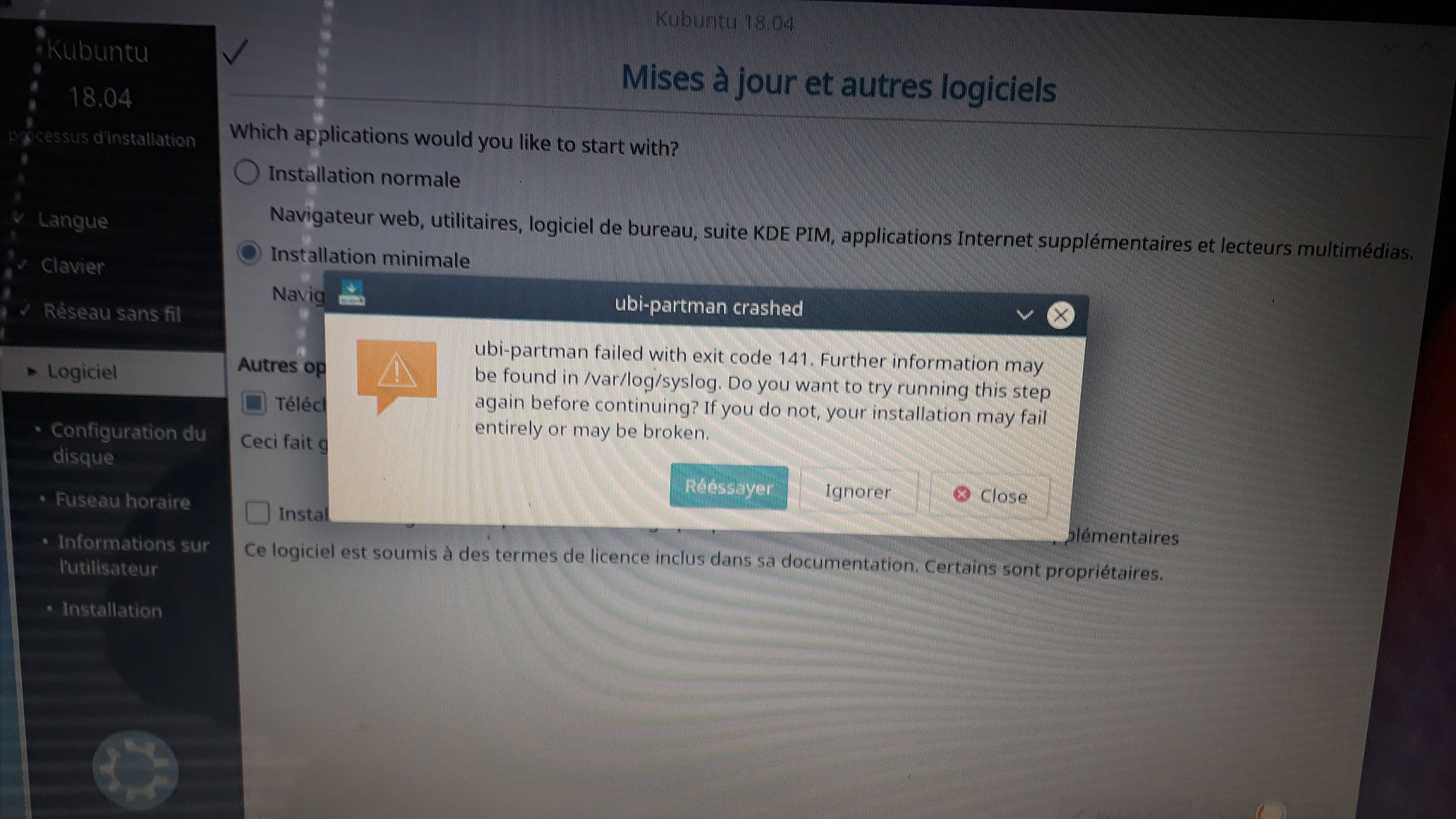 Installer linux sur pc 32 bits Le bar Arduino Forum