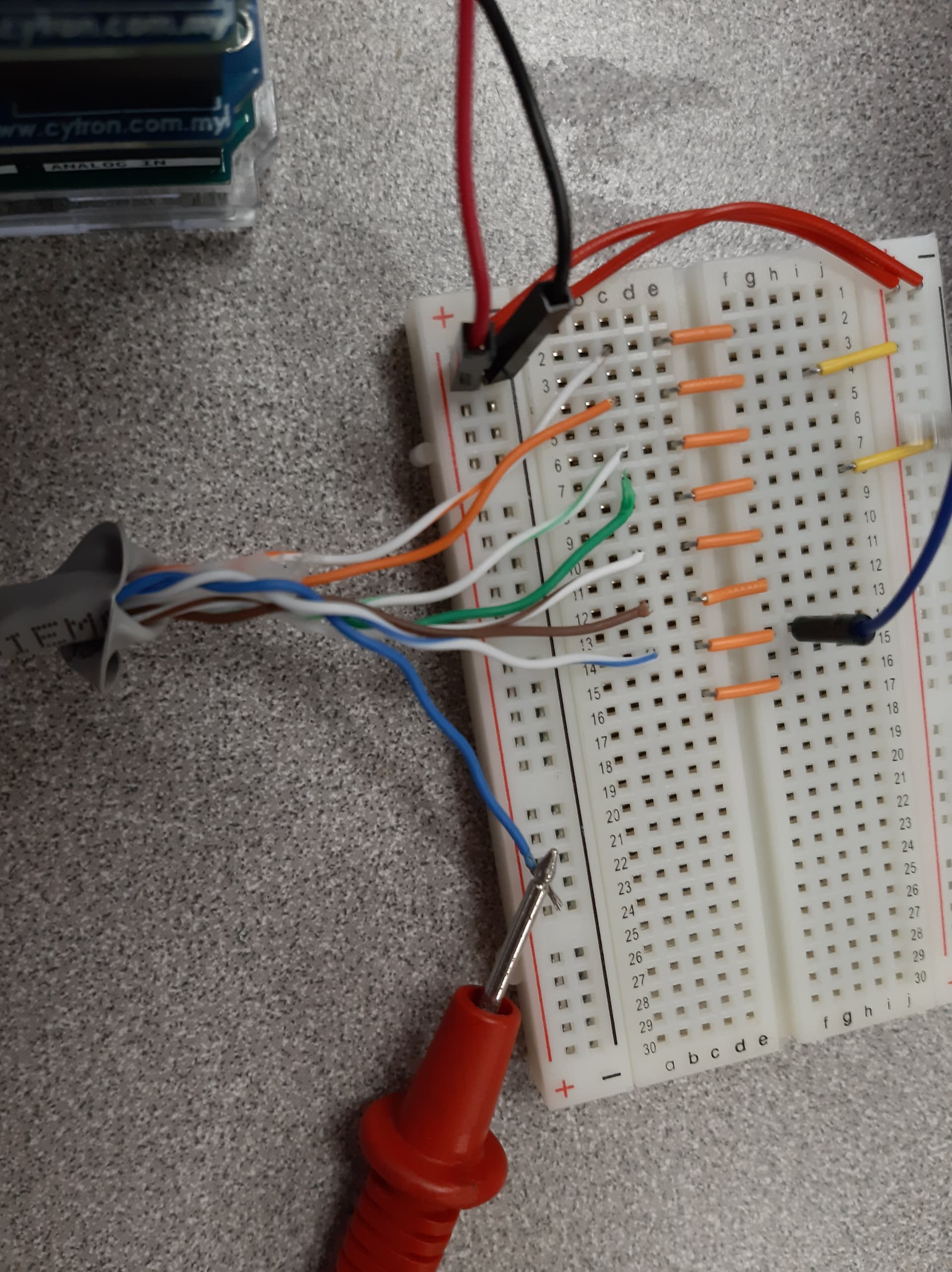 Joystick x and y axis value coming from 1 wire General Electronics