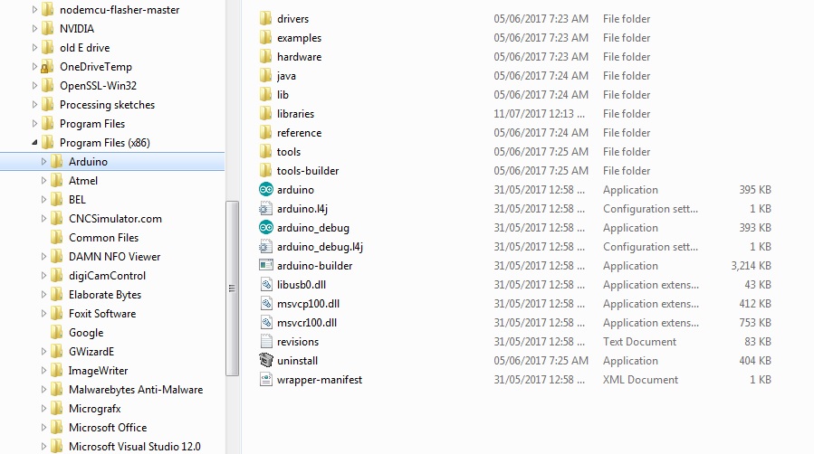 Where did the Hardware Folder go? IDE 1.x Arduino Forum