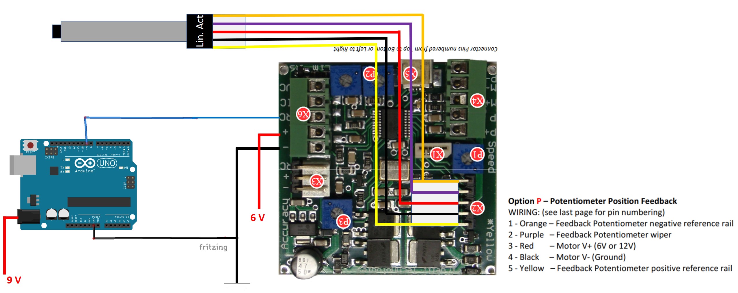 positioning a linear actuator using a board Programming Questions