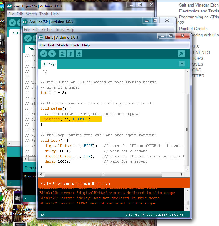 'OUTPUT' was not declared in this scope Programming Questions