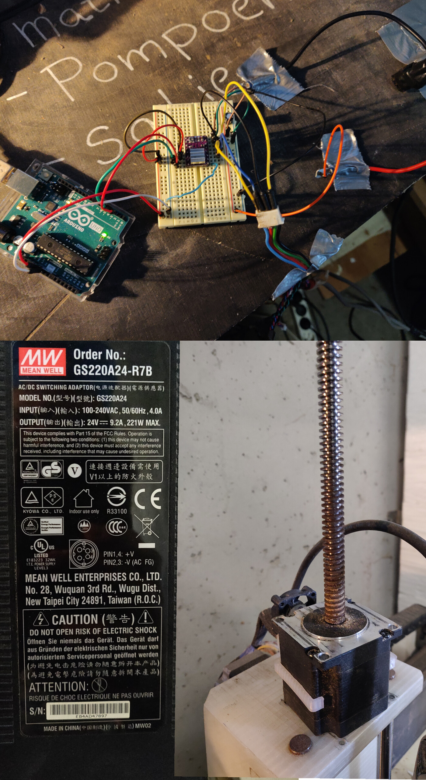 Stepper not moving, using grbl and cnc shield Motors, Mechanics