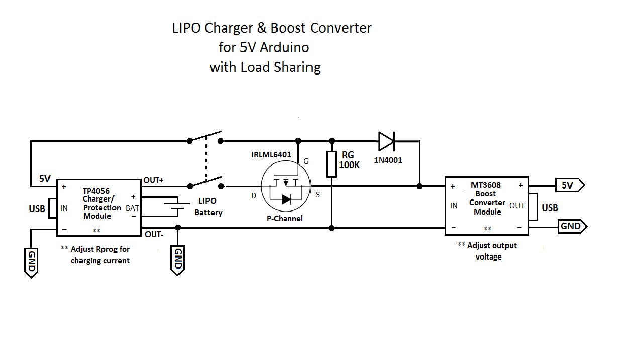 How Setup an efficient and safety Lipo Battery with Esp32/Esp8266