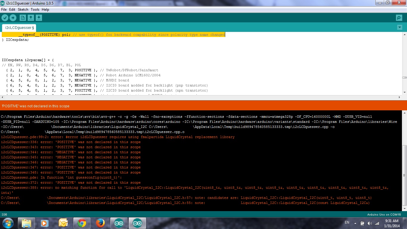error 'POSITIVE' was not declared in this scope Page 2 Displays
