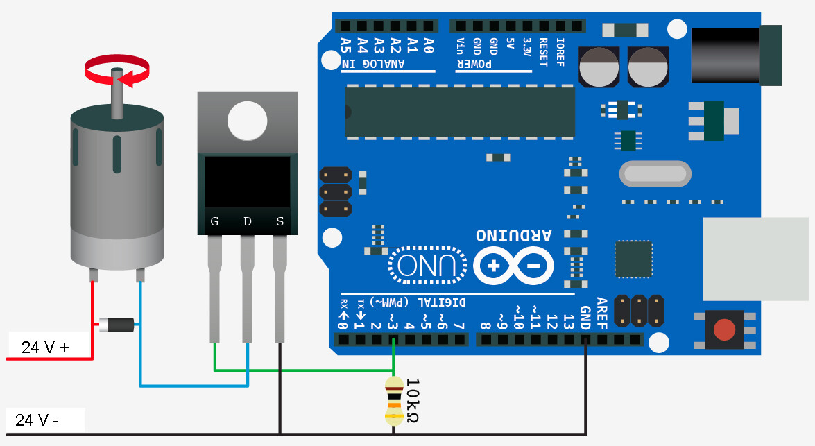 PWM Driver for DC motor Motors, Mechanics, Power and CNC Arduino Forum