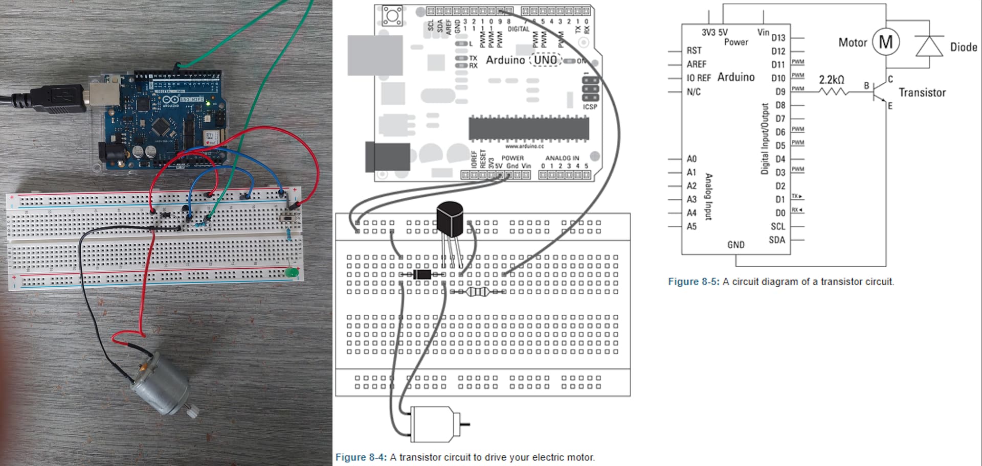 DC motor not working with transistor Motors, Mechanics, Power and CNC