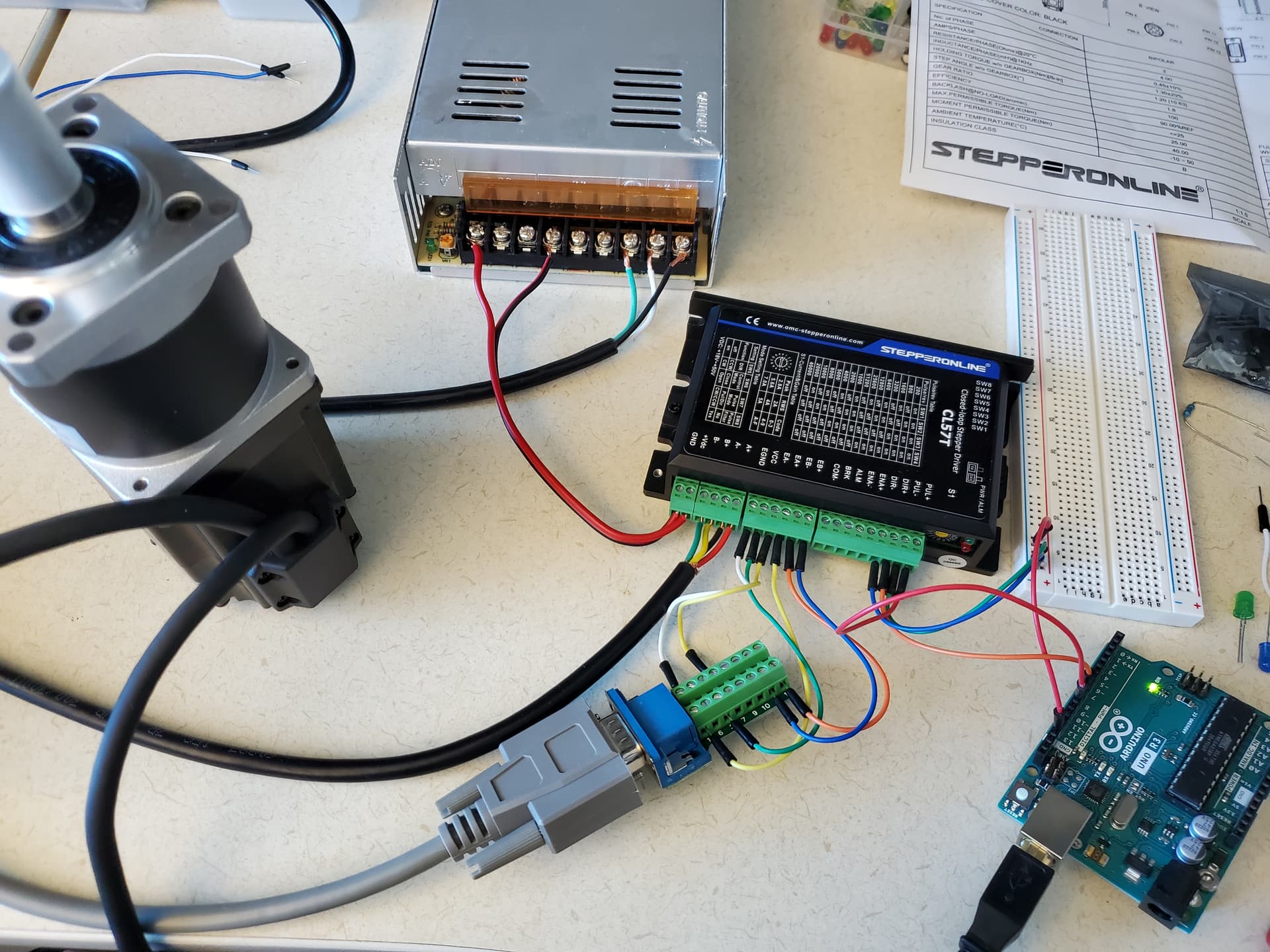 Stepper motor vibrating, but not turning Motors, Mechanics, Power and CNC Arduino Forum