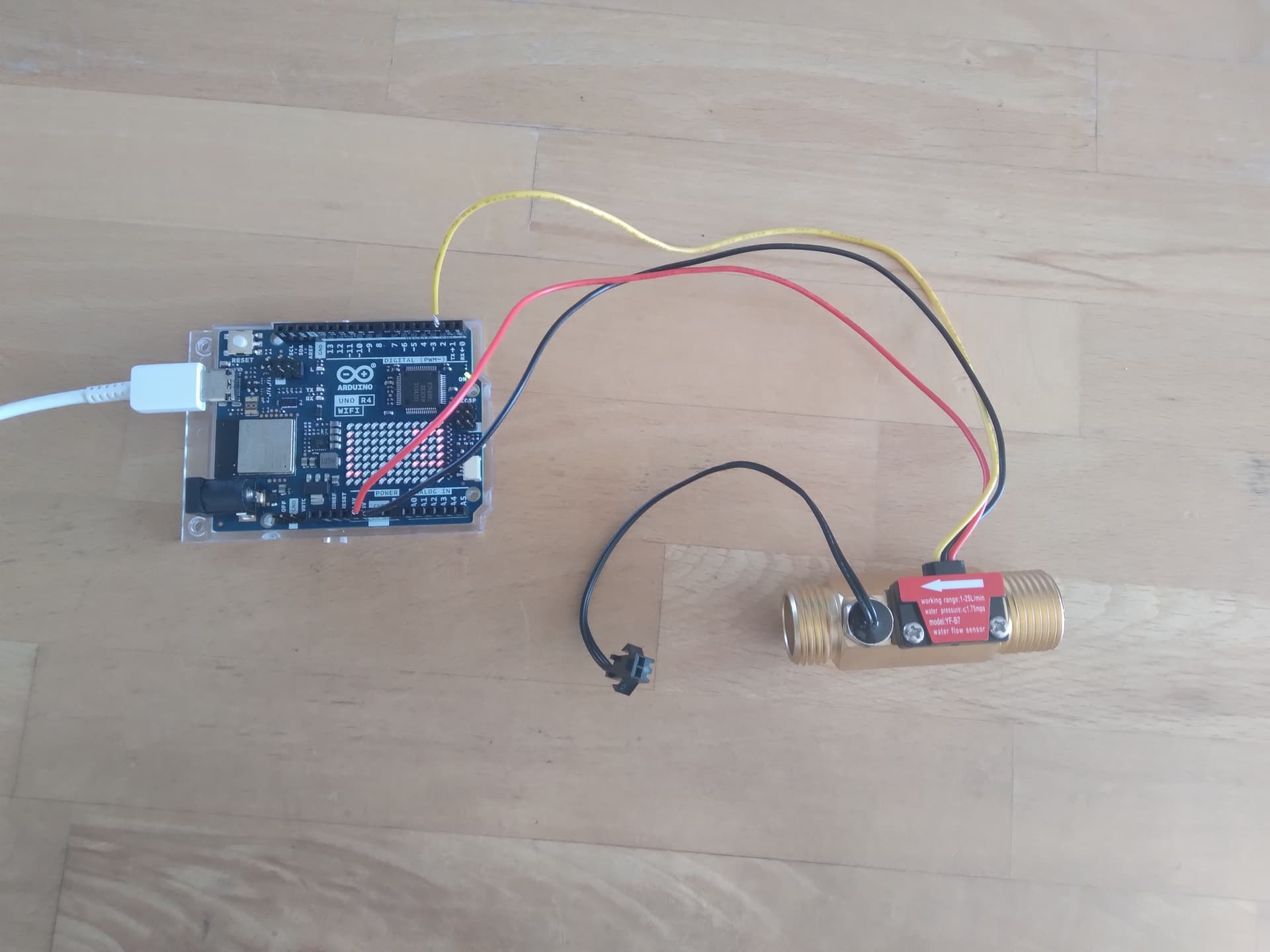 Flow sensor for shower on R4 board Sensors Arduino Forum