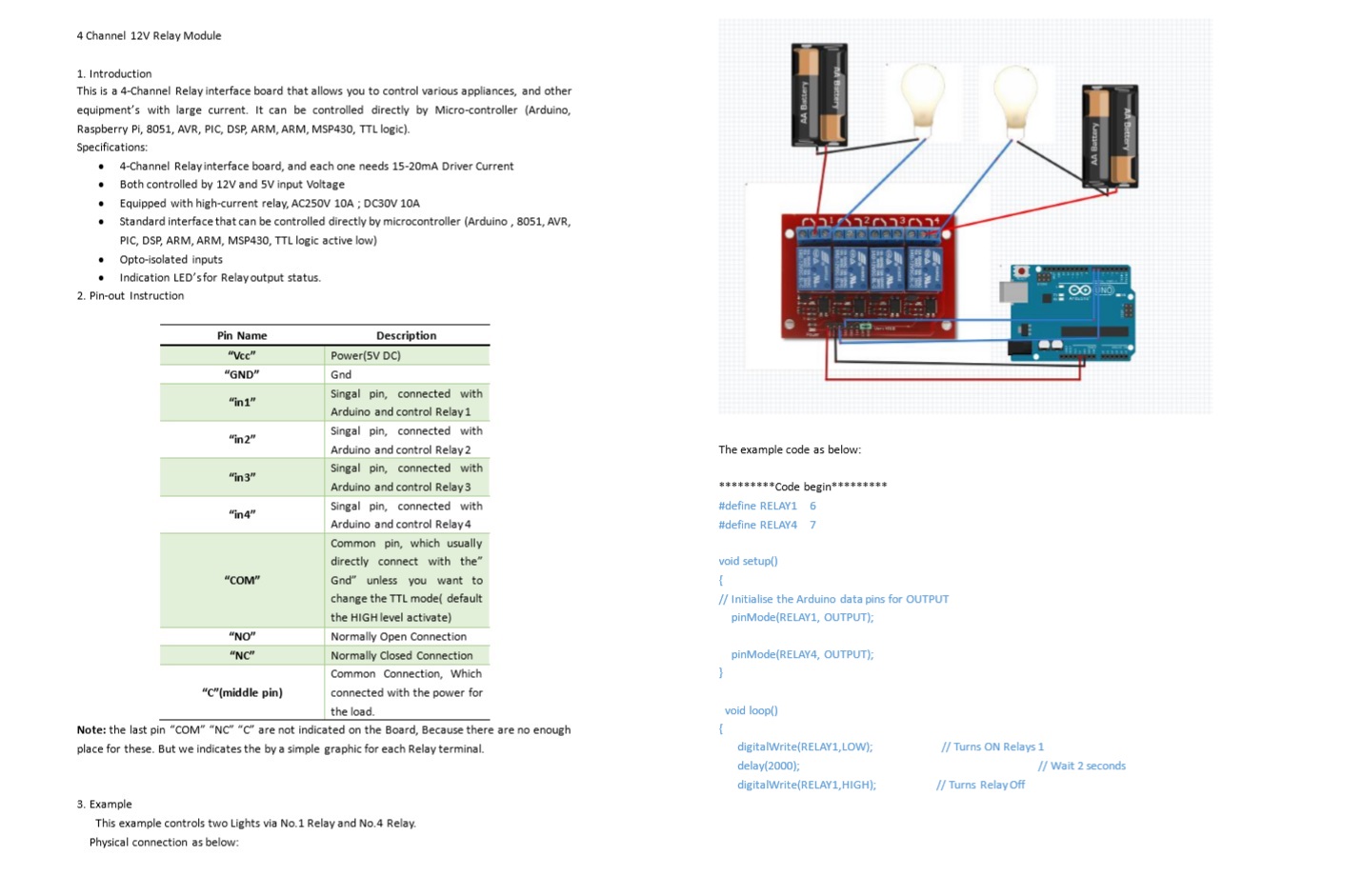4 Channel Relay Not Switching. Project Guidance Arduino Forum