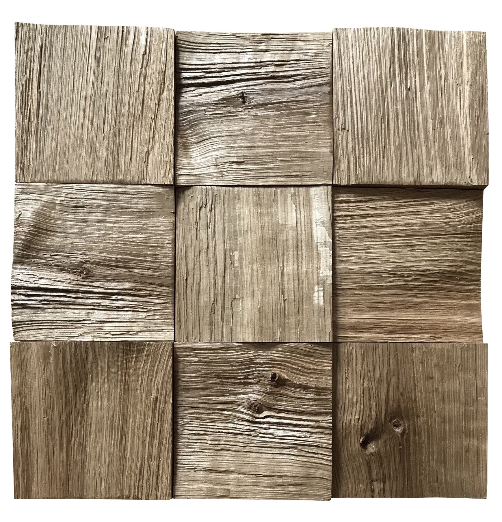 2D OAK RAW Natural wall Wood Panel