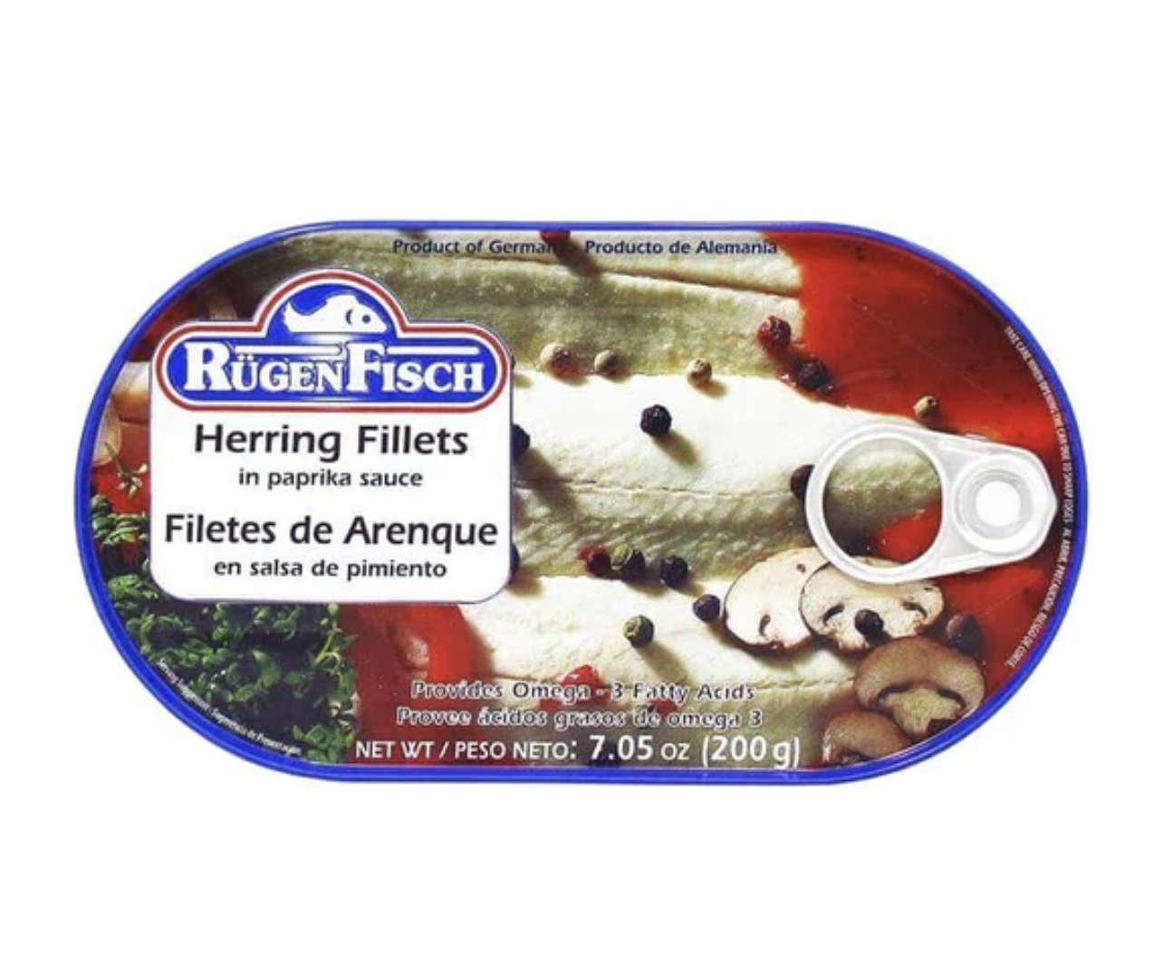 RugenFisch Herring Fillets in paprika 200g European Grocery Store