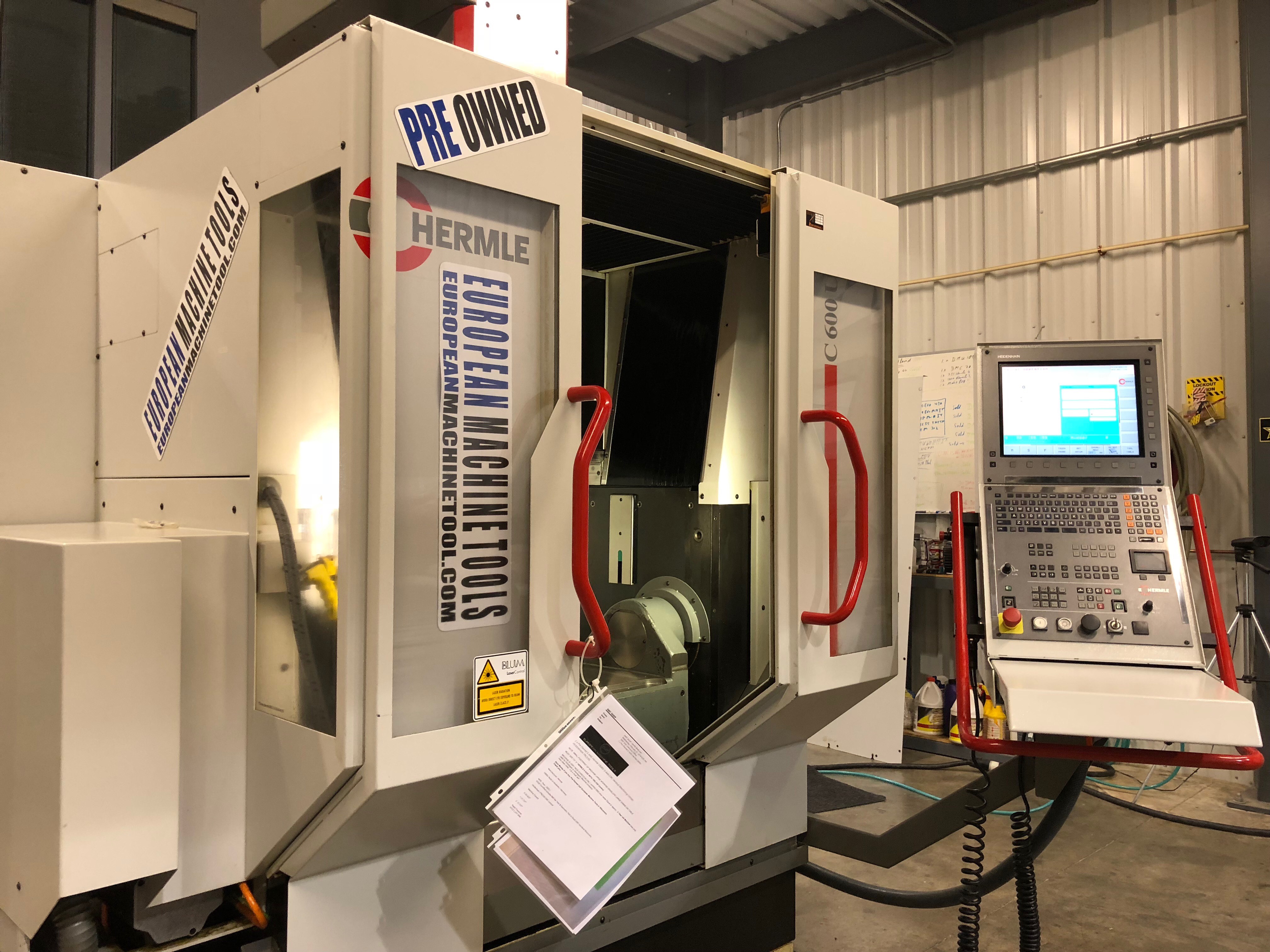 1 x PreOwned 5 AXIS Hermle C600U 5Axis CNC Vertical Machining Center