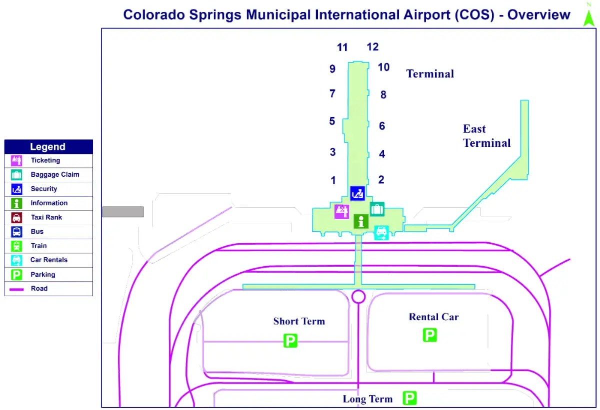 Direct flights from Colorado Springs Airport Europefly