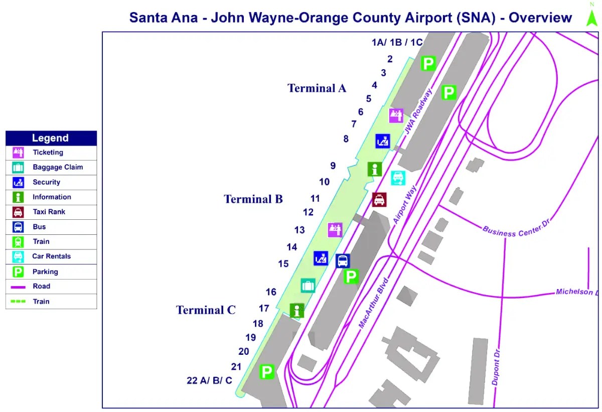 Direct flights from John Wayne International Airport Europefly