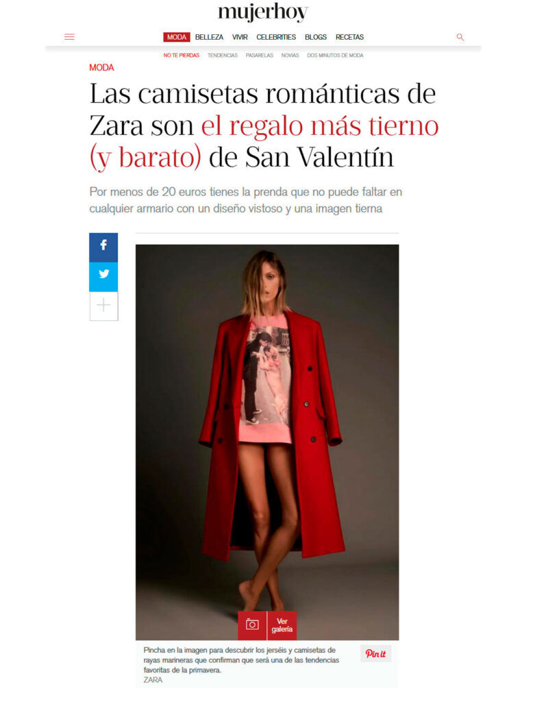 Zara Valentine's Day Euro Prosem, SL.