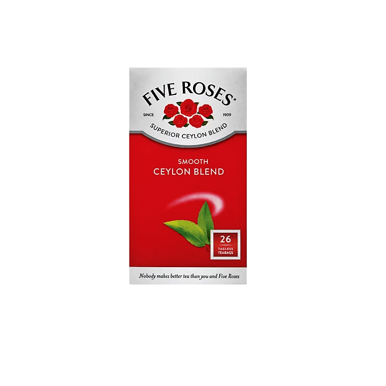 Five Roses Tea Bags 26 Tagless Euro Store B.V