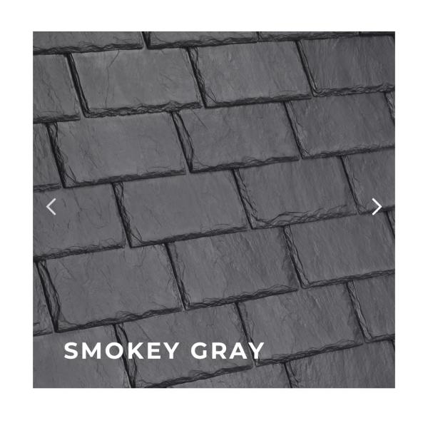 DaVinci SingleWidth Slate Smokey Gray Eurotech Roofing Supply