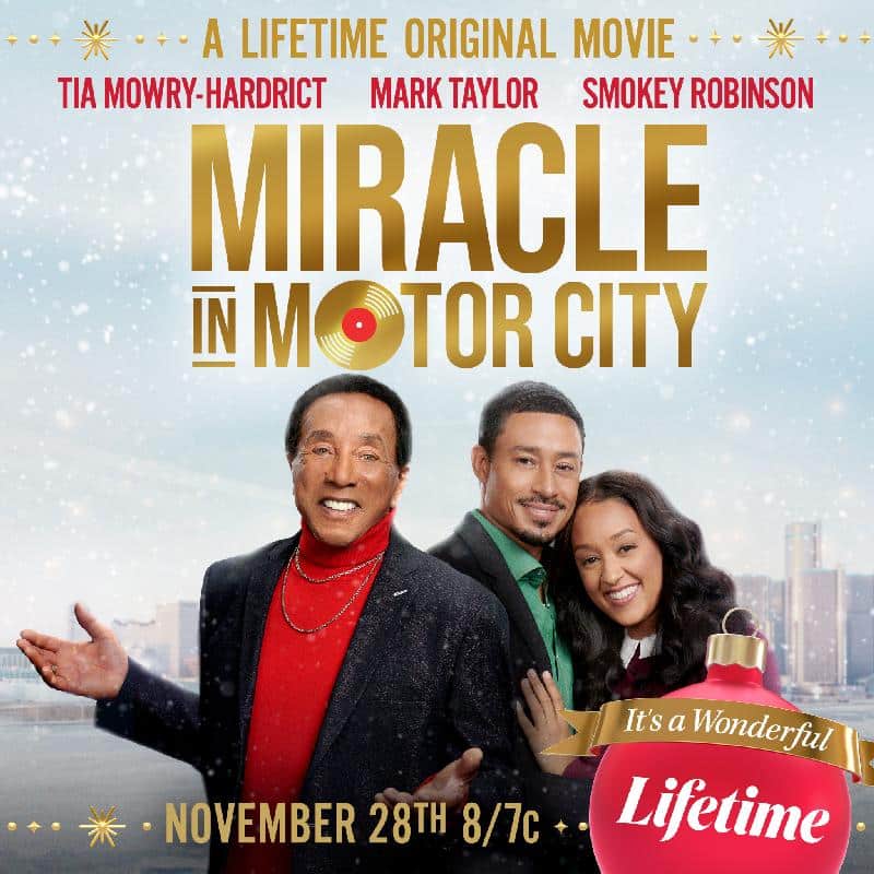 Tia Mowry & Smokey Robinson Star in 'Miracle In Motor City' on Lifetime