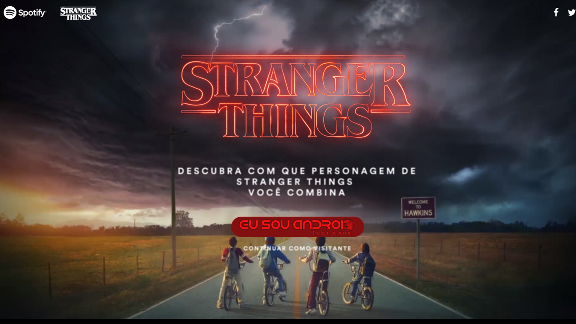 Descubra quem você é em Stranger Things com o Spotify! Eu Sou Android