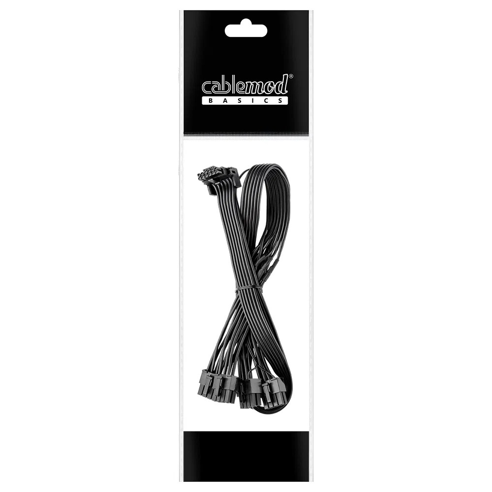 CableMod Basics ESeries 12VHPWR 90 Degree StealthSense PCIe Cable for