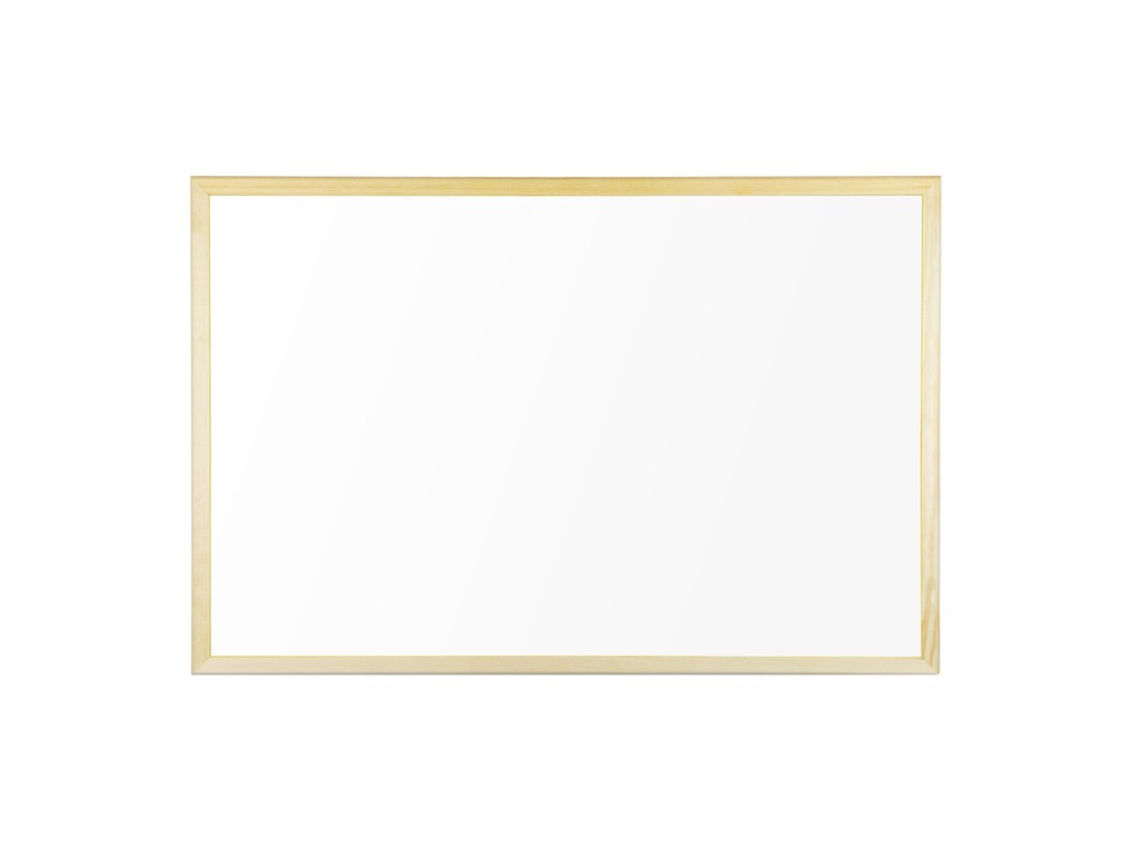 Whiteboard in wooden frame 60x40cm EU Supplies