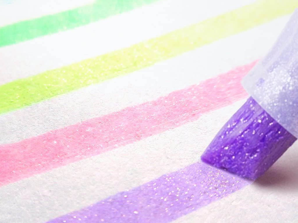 Kirarich Glitter Highlighter, 5 colors, Zebra EU Supplies