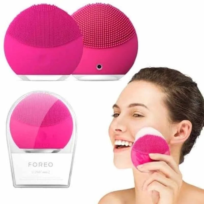 Esponja facial recarregável via usb elétrica Forever Eva Bela