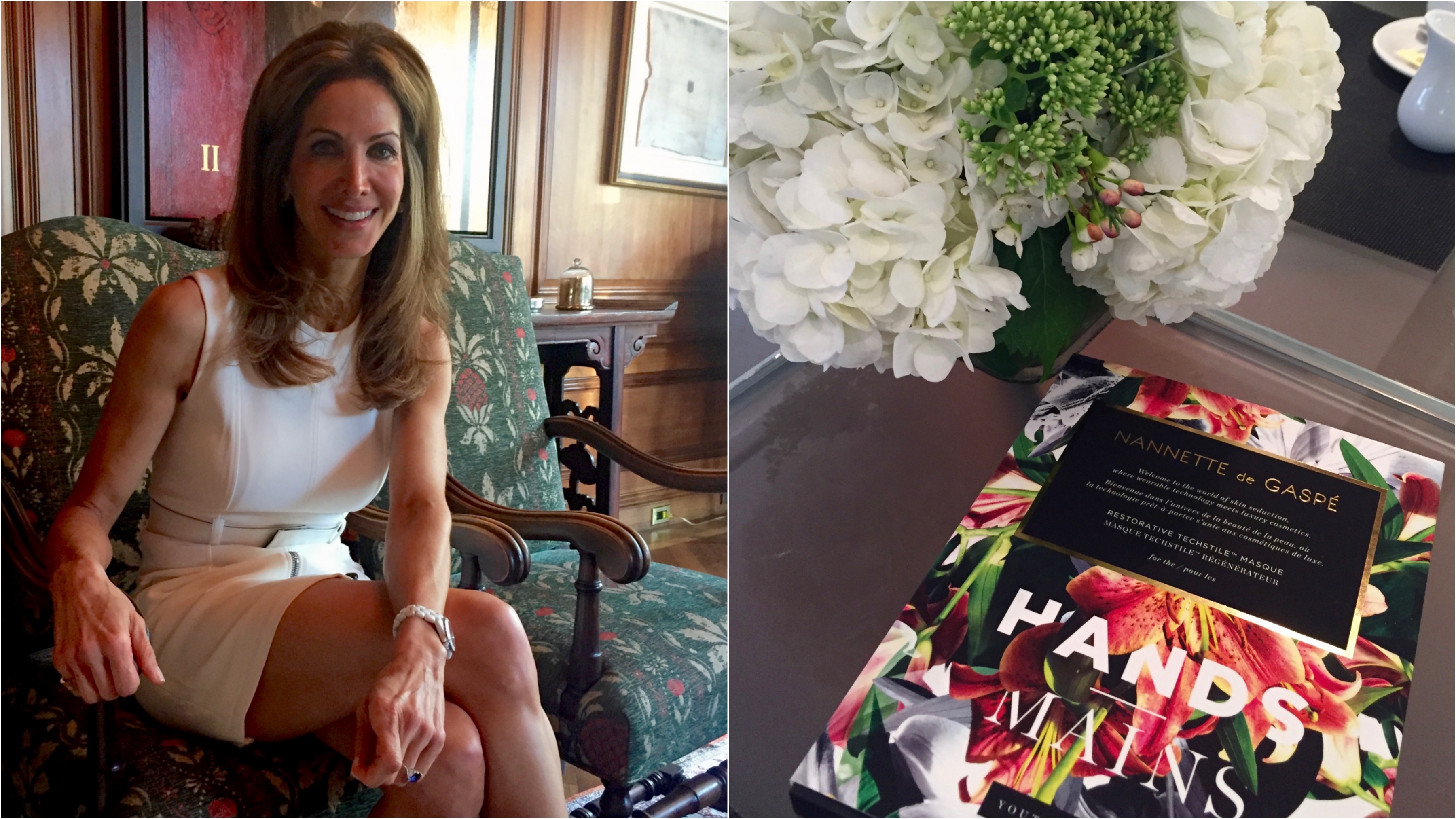 de Gaspé Beaubien launches beauty maskes